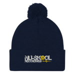 Pom Pom Knit Cap